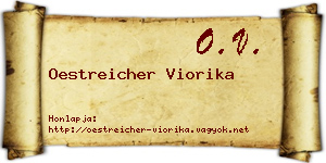 Oestreicher Viorika névjegykártya